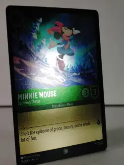 Minnie Mouse - Spinning Skater - FOIL - Winterspell #72 - LORCANA -T - Image 2