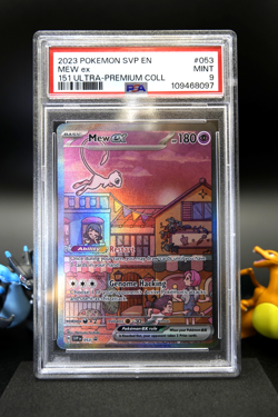 PSA 9 ✨Mew ex 053✨ Sv: Scarlet & Violet Promo Cards Holo - Image 1