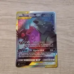 Pokemon 2019 Mega Sableye Tyranitar Tag Team GX 126/236 Holo Card Unified Minds - Image 1
