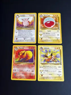 Complete Jungle Set Rares Commons And Uncommons NM-PL Non Holo Pokemon Cards - Image 3