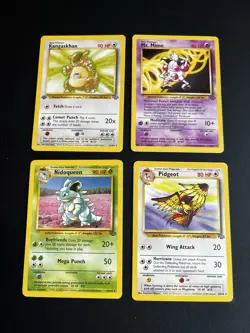 Complete Jungle Set Rares Commons And Uncommons NM-PL Non Holo Pokemon Cards - Image 5
