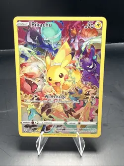 Pokemon TCG Pikachu 160/159 Crown Zenith Secret Rare Full Art Holo Card A - Image 1