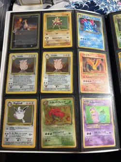 Vintage Pokemon Card Collection - Binder Lot 160+ cards including holos + 1st ed - Image 2