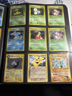Vintage Pokemon Card Collection - Binder Lot 160+ cards including holos + 1st ed - Image 3