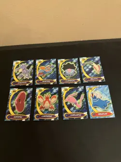 Topps Pokemon Water Type Advanced Challenge Trading Card ( Lot Of 8 ) - Image 1