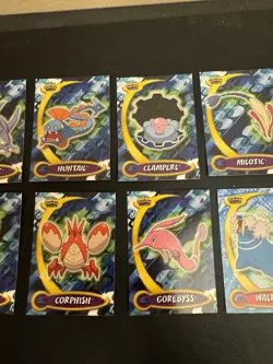 Topps Pokemon Water Type Advanced Challenge Trading Card ( Lot Of 8 ) - Image 3