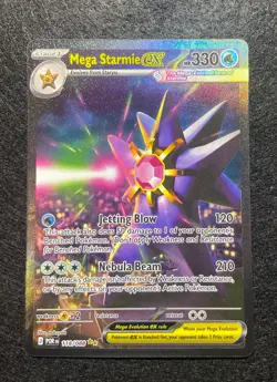 Pokemon Mega Starmie EX 118/088 Foil Stage 1 Water Pokemon Card 330 HP - Image 1