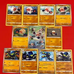 x11 Clobbopus Grapploct Pokemon Cards 852 853 SIR HOLO RARE mixed Lot - Image 1