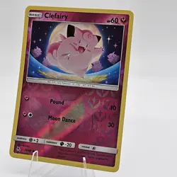Clefairy 39/68 Hidden Fates 2019 Reverse Holo Foil Rare Pokemon TCG Card - NM - Image 4