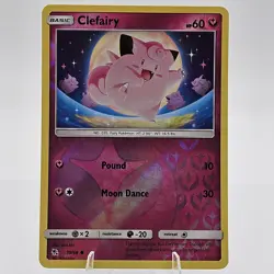Clefairy 39/68 Hidden Fates 2019 Reverse Holo Foil Rare Pokemon TCG Card - NM - Image 5