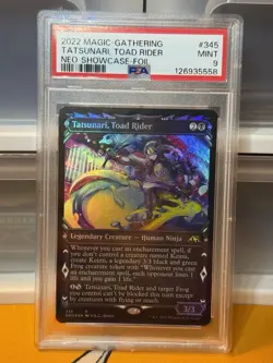 Magic: The Gathering Tatsunari Toad Rider Showcase Foil PSA 9 LOW POP / POP 1!!! - Image 1