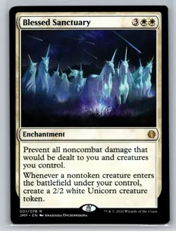 MTG - Jumpstart #1 Blessed Sanctuary (b) - Image 1