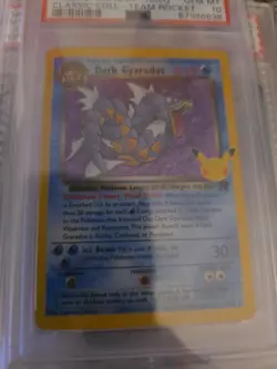 2021 Pokemon Celebrations: Classic Collection 8 Dark Gyarados PSA 10 - Image 5