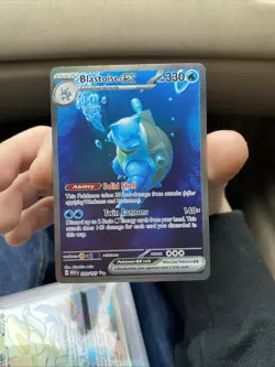 Pokemon Blastoise EX 200/165 Special Illustration Rare SV Scarlet & Violet 151 - Image 1