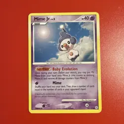 Pokemon - Mime Jr. 90/130 D&P Base Set HP/DMG - Image 1