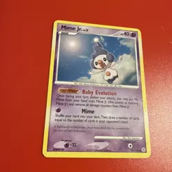 Pokemon - Mime Jr. 90/130 D&P Base Set HP/DMG - Image 2