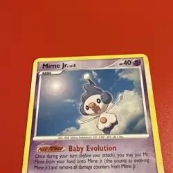 Pokemon - Mime Jr. 90/130 D&P Base Set HP/DMG - Image 4