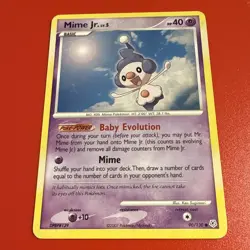 Pokemon - Mime Jr. 90/130 D&P Base Set HP/DMG - Image 5