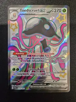 Pokemon TCG: Toedscruel ex 213/091 Ultra Rare Full Art Paldean Fates NM - Image 1