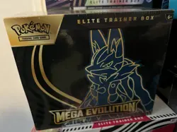 Pokemon TCG Mega Evolution Elite Trainer Box Lucario ME01 Sealed - Image 1