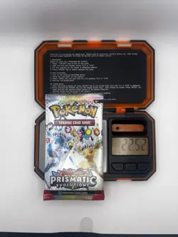22.52g HEAVY! Prismatic Evolutions Pokemon Factory Sealed Booster Pack - Image 1