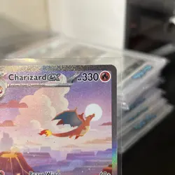 Pokemon 151 Charizard EX 199/165 Scarlet & Violet 151 SIR Holo Gem Mint - Image 4