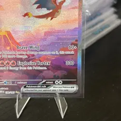 Pokemon 151 Charizard EX 199/165 Scarlet & Violet 151 SIR Holo Gem Mint - Image 5
