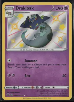 Drakloak SV061/SV122 Pokemon Shining Fates Shiny Vault Shiny Rare Near Mint - Image 1