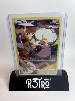 Rockruff TG07/TG30 Silver Tempest: Trainer Gallery Full Art Holo Rare NM Mint - Image 1