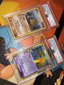 (Lot 2) 2006 Pokemon EX Dragon Frontiers Elekid Rev Foil & Ninetales Holo PSA 6 - Image 1