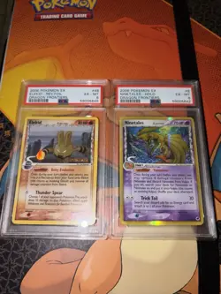 (Lot 2) 2006 Pokemon EX Dragon Frontiers Elekid Rev Foil & Ninetales Holo PSA 6 - Image 2
