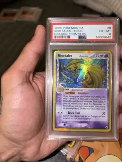 (Lot 2) 2006 Pokemon EX Dragon Frontiers Elekid Rev Foil & Ninetales Holo PSA 6 - Image 3