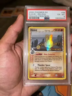 (Lot 2) 2006 Pokemon EX Dragon Frontiers Elekid Rev Foil & Ninetales Holo PSA 6 - Image 4