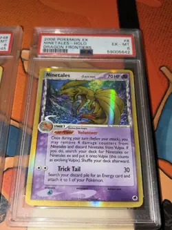 (Lot 2) 2006 Pokemon EX Dragon Frontiers Elekid Rev Foil & Ninetales Holo PSA 6 - Image 5