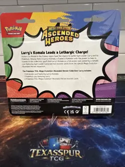 Pokemon Mega Evolution Ascended Heroes 2-Pack Blister Larry’s Komala - Image 2