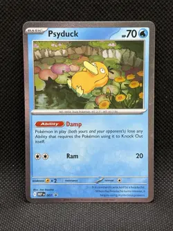 Pokemon TCG PSYDUCK 007 Black Star Promo MEP Cosmos Holo - Image 1
