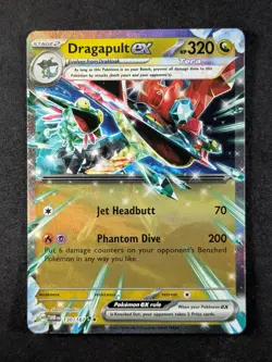 2024 Pokemon DRAGAPULT EX #130/167 Twilight Masquerade Double Rare English C - Image 1