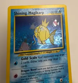2001 WOTC POKEMON NEO REVELATION UNLIMITED SHINING MAGIKARP 66/64 HOLO RARE LP-M - Image 5