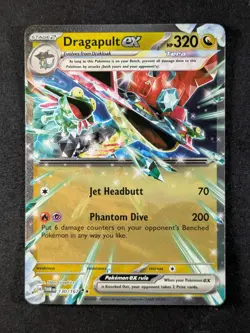 2024 Pokemon DRAGAPULT EX #130/167 Twilight Masquerade Double Rare English B - Image 1