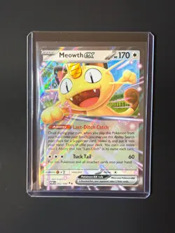 Pokemon TCG: Meowth ex 062/088 Me03: Perfect Order Holo NM - Image 1