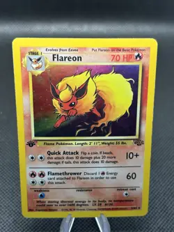 Flareon 3/64 1st Edition Holo Rare - Pokemon Jungle Card LP/MP🔥 - Image 3