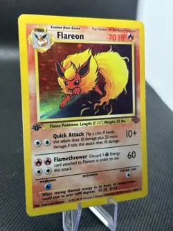 Flareon 3/64 1st Edition Holo Rare - Pokemon Jungle Card LP/MP🔥 - Image 4