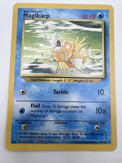 Pokemon TCG Base Set Magikarp 35/102 Unlimited, LP 1999 - Image 1