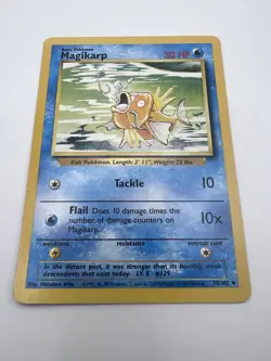 Pokemon TCG Base Set Magikarp 35/102 Unlimited, LP 1999 - Image 2