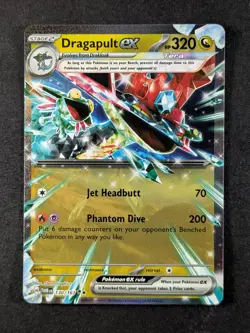 2024 Pokemon DRAGAPULT EX #130/167 Twilight Masquerade Double Rare English A - Image 1
