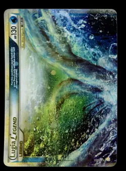 2010 POKEMON HEARTGOLD SOULSILVER LUGIA LEGEND #113 114 TOP & BOTTOM HALF SET - Image 5