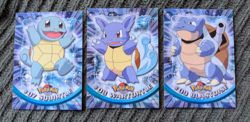 Pokemon CCG 1999 Topps TV Animation Edition - Blastoise + Wartortle + Squirtle - Image 1