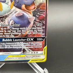 Pokemon Blastoise & Piplup GX 38/236 Sun And Moon Cosmic Eclipse Tag Team - Image 4