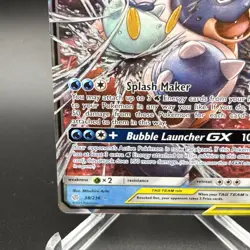 Pokemon Blastoise & Piplup GX 38/236 Sun And Moon Cosmic Eclipse Tag Team - Image 5