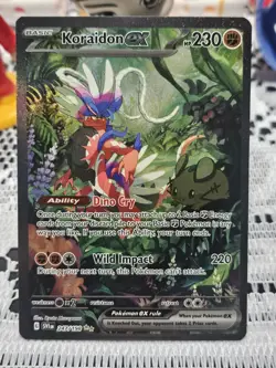 Pokemon Scarlet & Violet Set Koraidon ex 247/198 Special Illustration Rare NM/M - Image 1